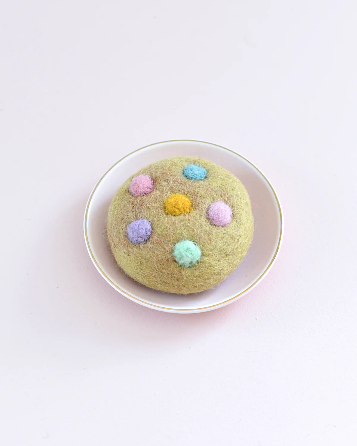 Felt Baked Goods - Pastel Chip Cookie