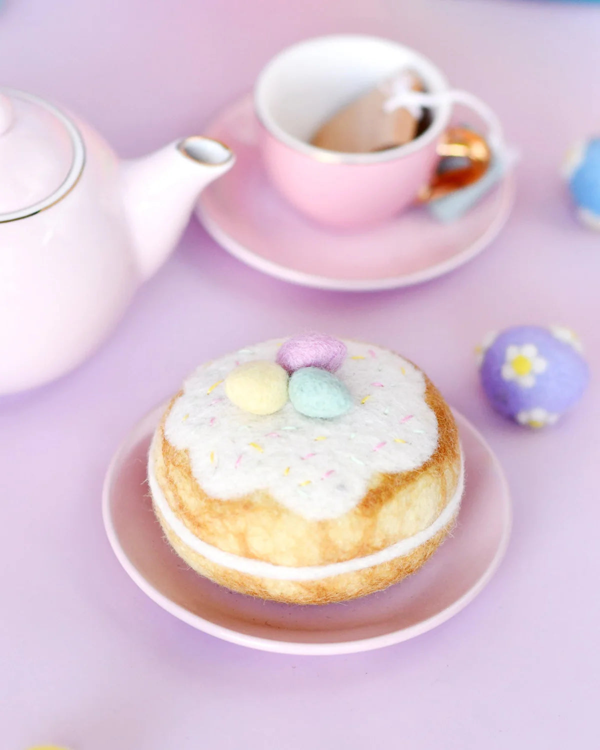 Felt Baked Goods - Easter Donut