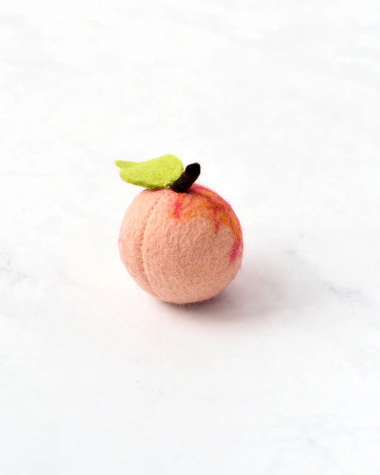 Felt Fruits & Vegetables - Peach