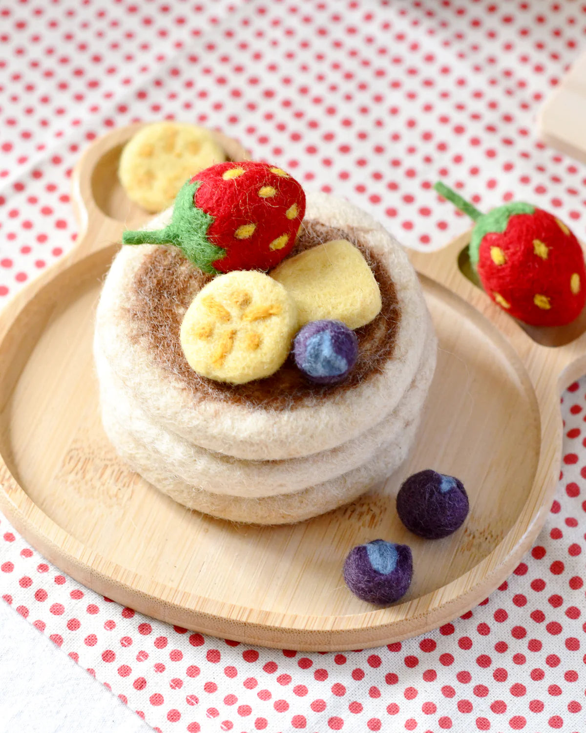 Felt Food Play Set - Pancake Stack