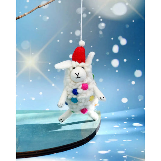 Felt Sheep Ornament