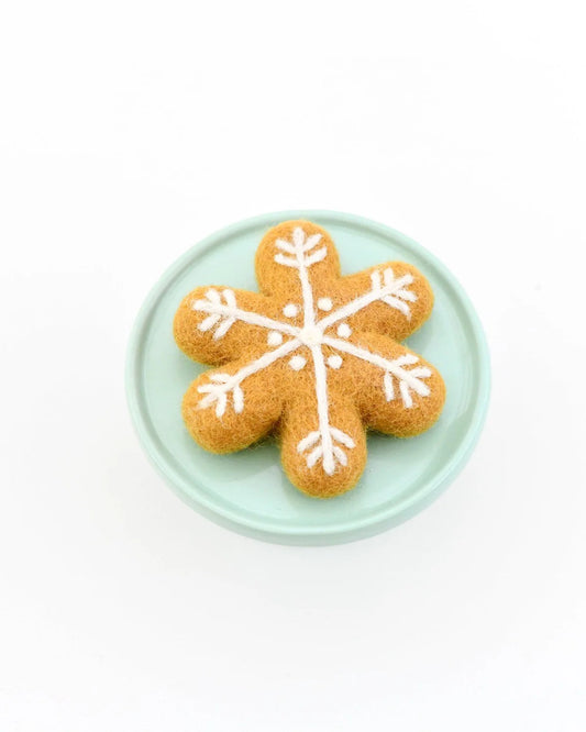 Felt Baked Goods - Snowflake Cookie