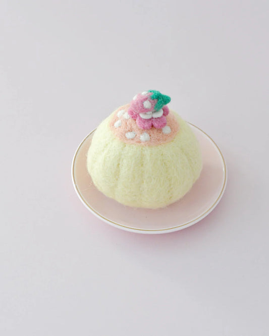 Felt Baked Goods - Strawberry Bundt Cake