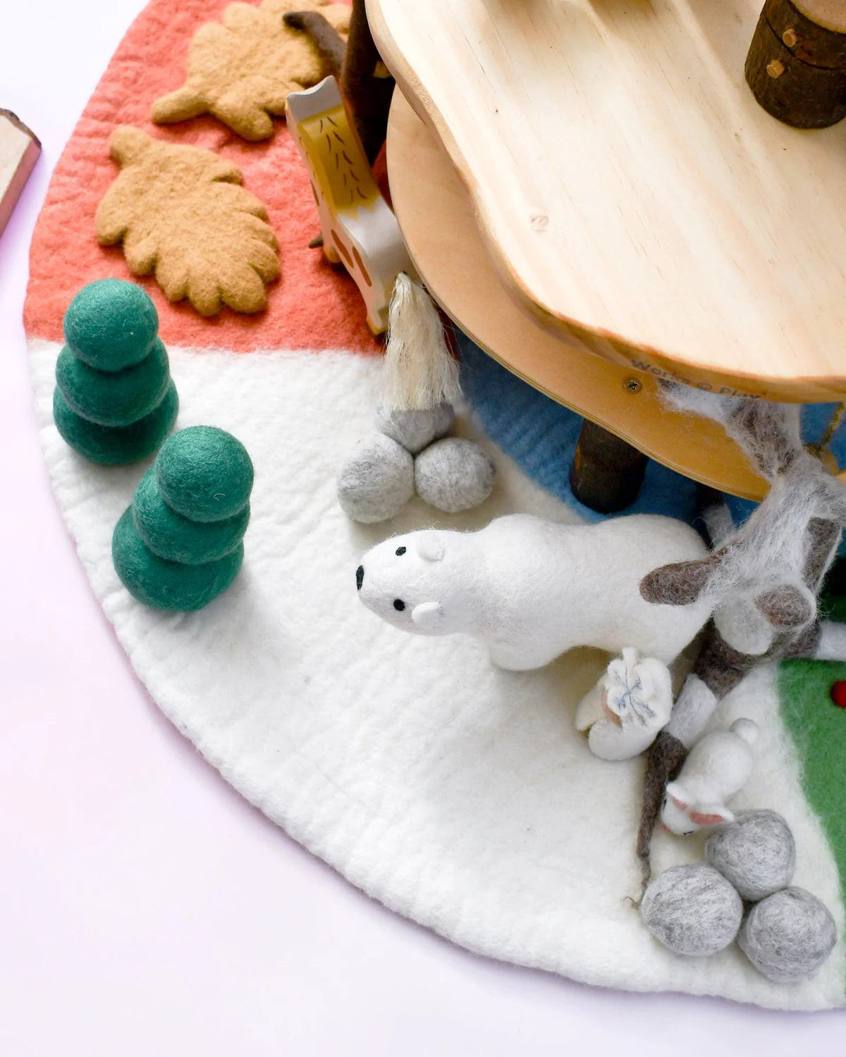 Large Felt Play Mat Playscape- Four Seasons