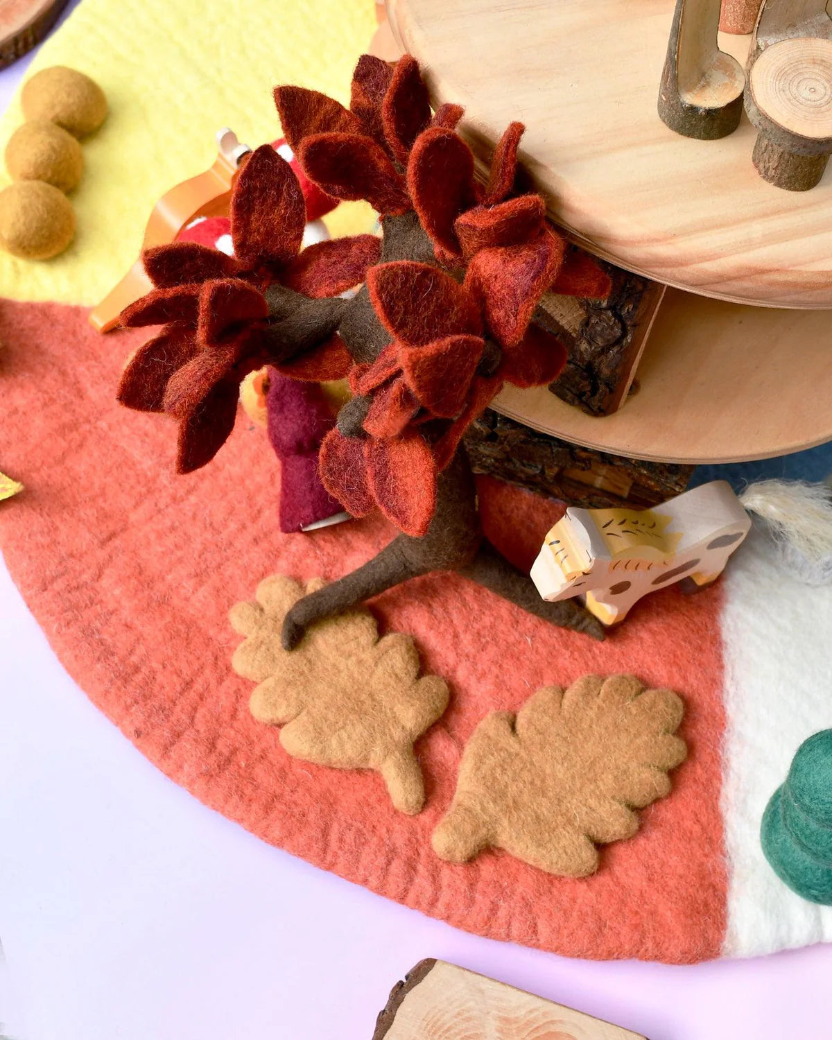Large Felt Play Mat Playscape- Four Seasons