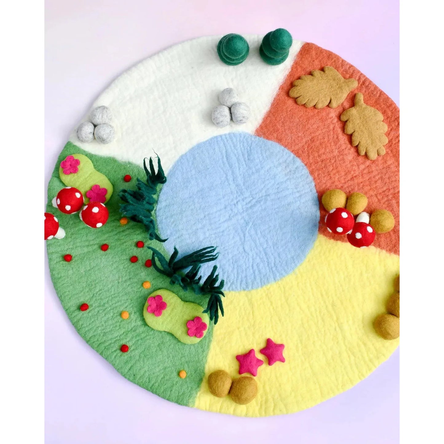 Large Felt Play Mat Playscape- Four Seasons