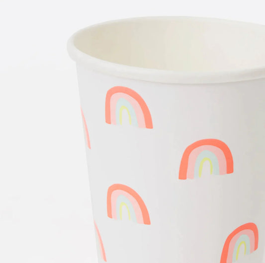 Rainbow Paper Cups