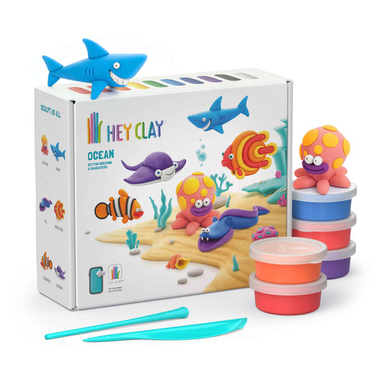 Hey Clay! Air-Dry Modelling Clay Set - Ocean