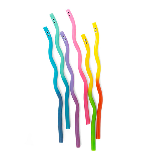 Wiggly Worm Colour Changing Straws