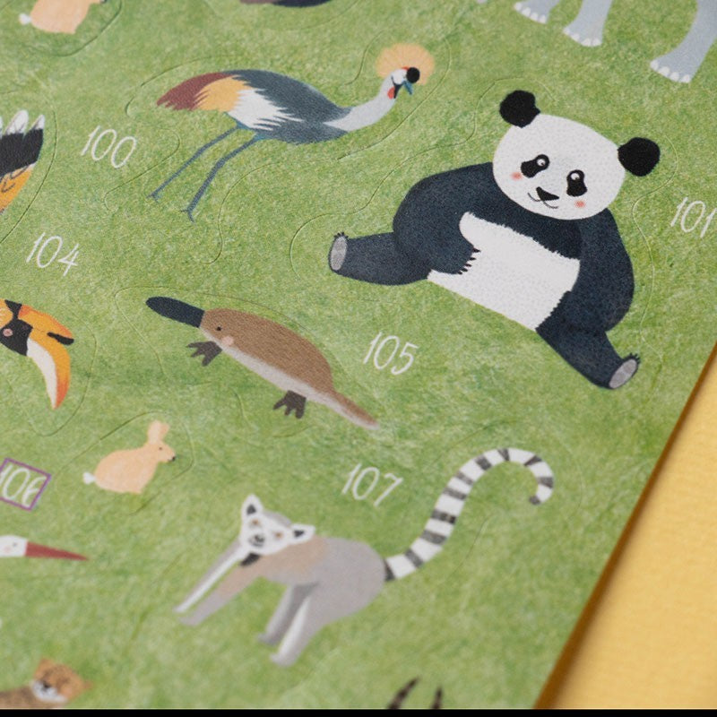 Animal World Poster & Stickers
