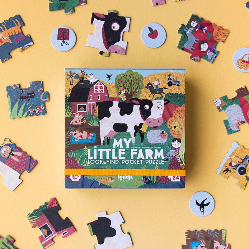 My Little Farm Look & Find Pocket Puzzle