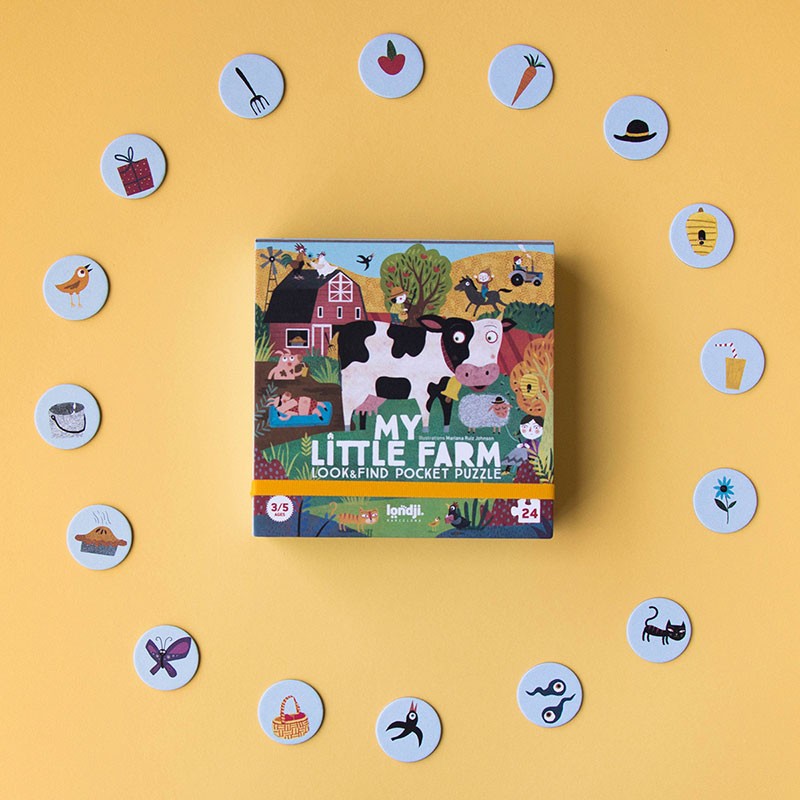My Little Farm Look & Find Pocket Puzzle