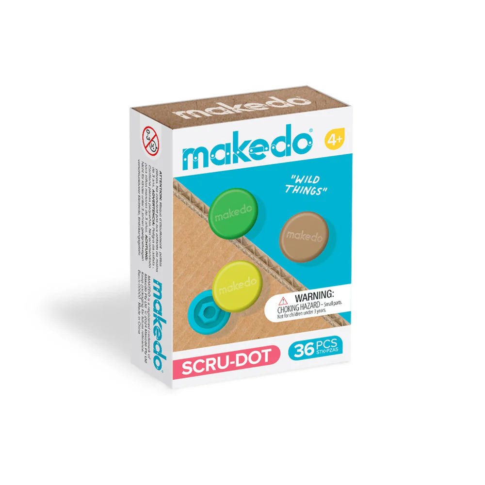 Makedo Scru-Dot Cardboard Building Accessories
