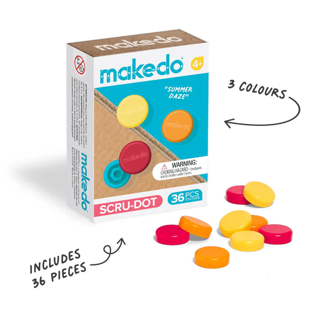 Makedo Scru-Dot Cardboard Building Accessories