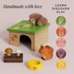 Wooden Doll House Pets - Hedgehog & Squirrel Set