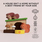 Wooden Doll House Pets - Hedgehog & Squirrel Set