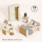 Wooden Doll House Furniture - Bedroom