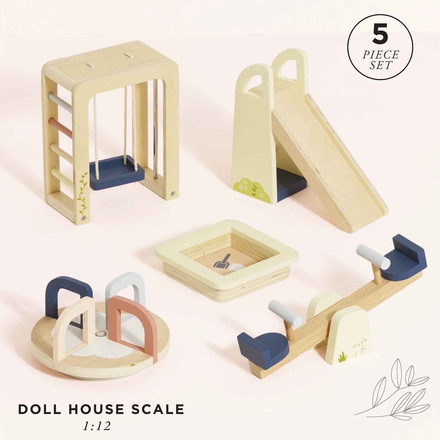 Wooden Doll House Furniture - Outdoor Play