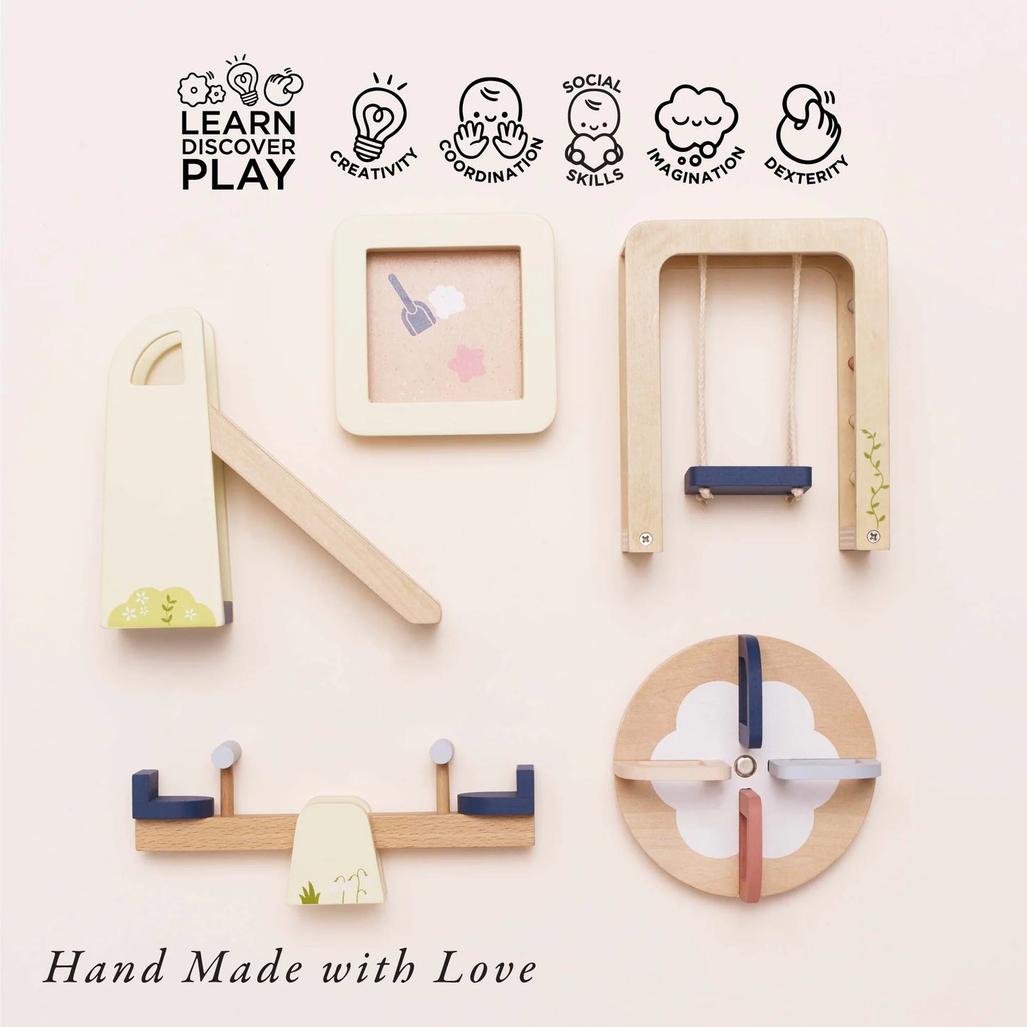Wooden Doll House Furniture - Outdoor Play