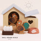 Wooden Doll House Pets - Chicken Coop Set