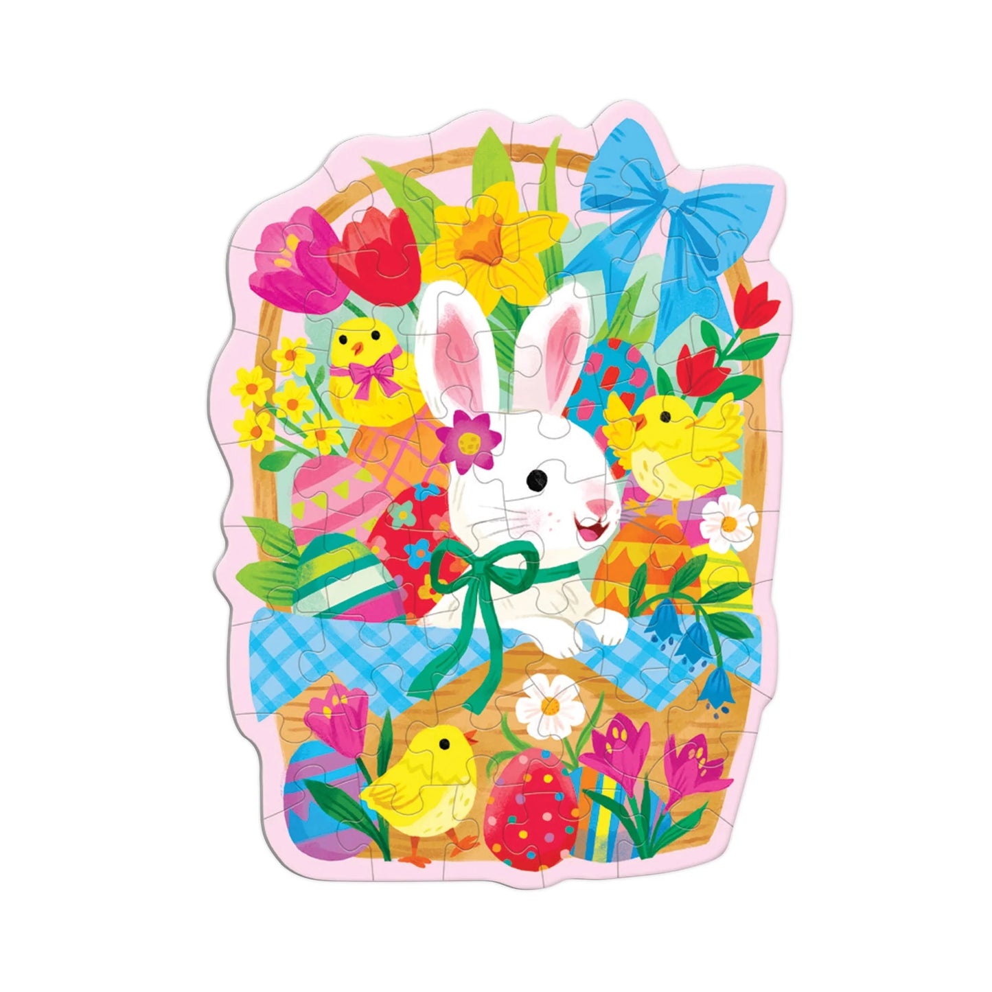 Bunny Basket Mini Shaped Puzzle