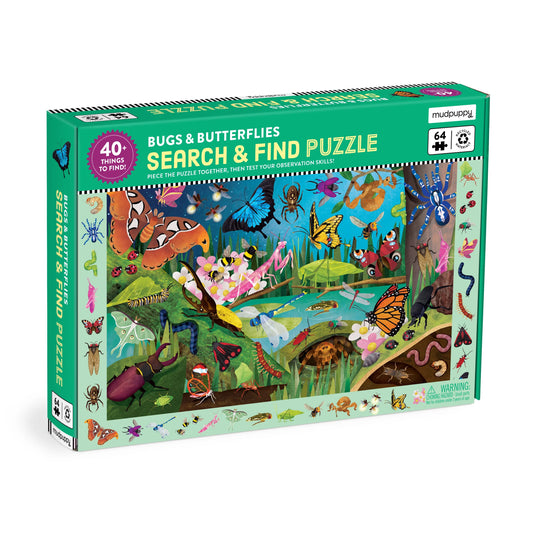 Bugs and Butterflies Search & Find Puzzle