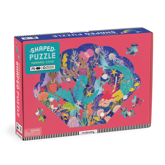 Mermaid Cove Shaped Puzzle