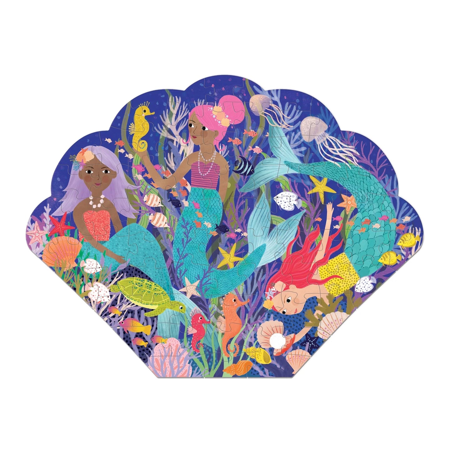 Mermaid Cove Shaped Puzzle