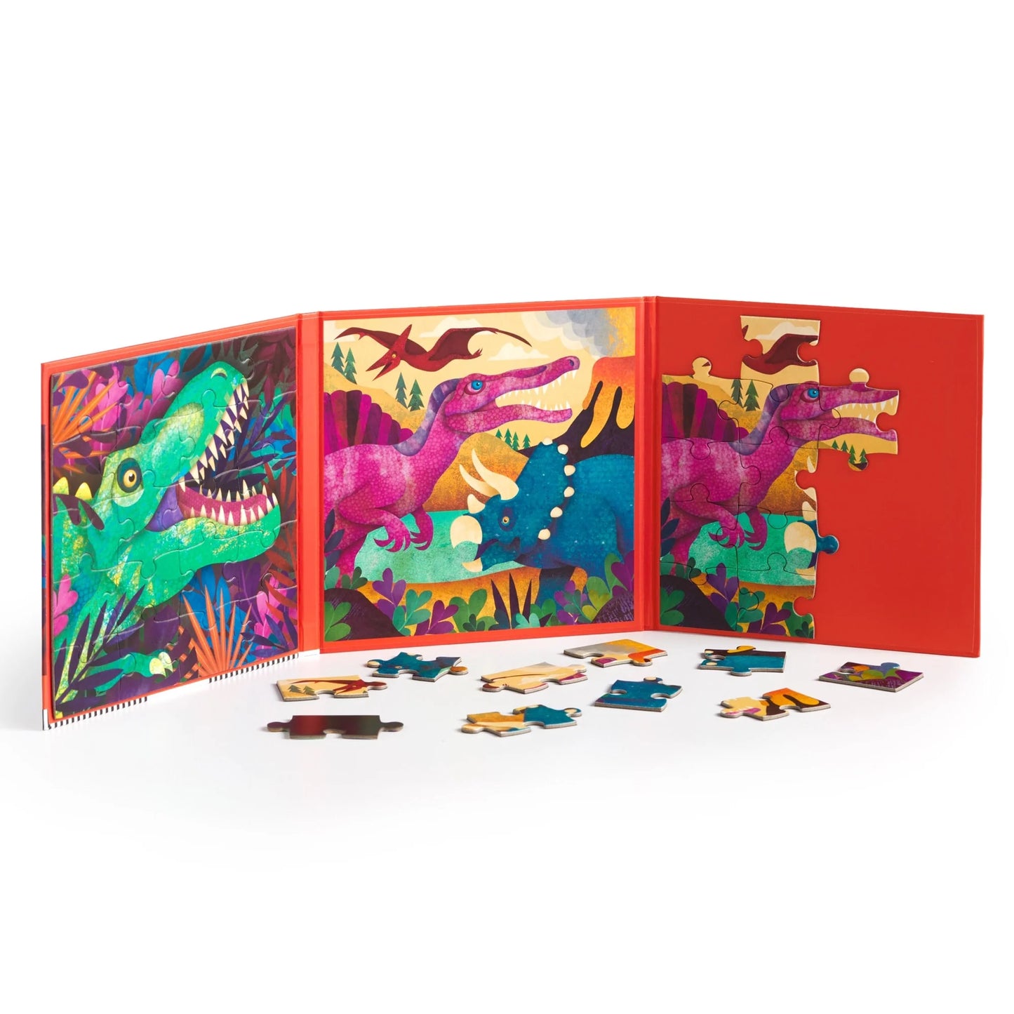 Dinosaur Roar! Magnetic Puzzle Set – Cherry Tree Lane Toys