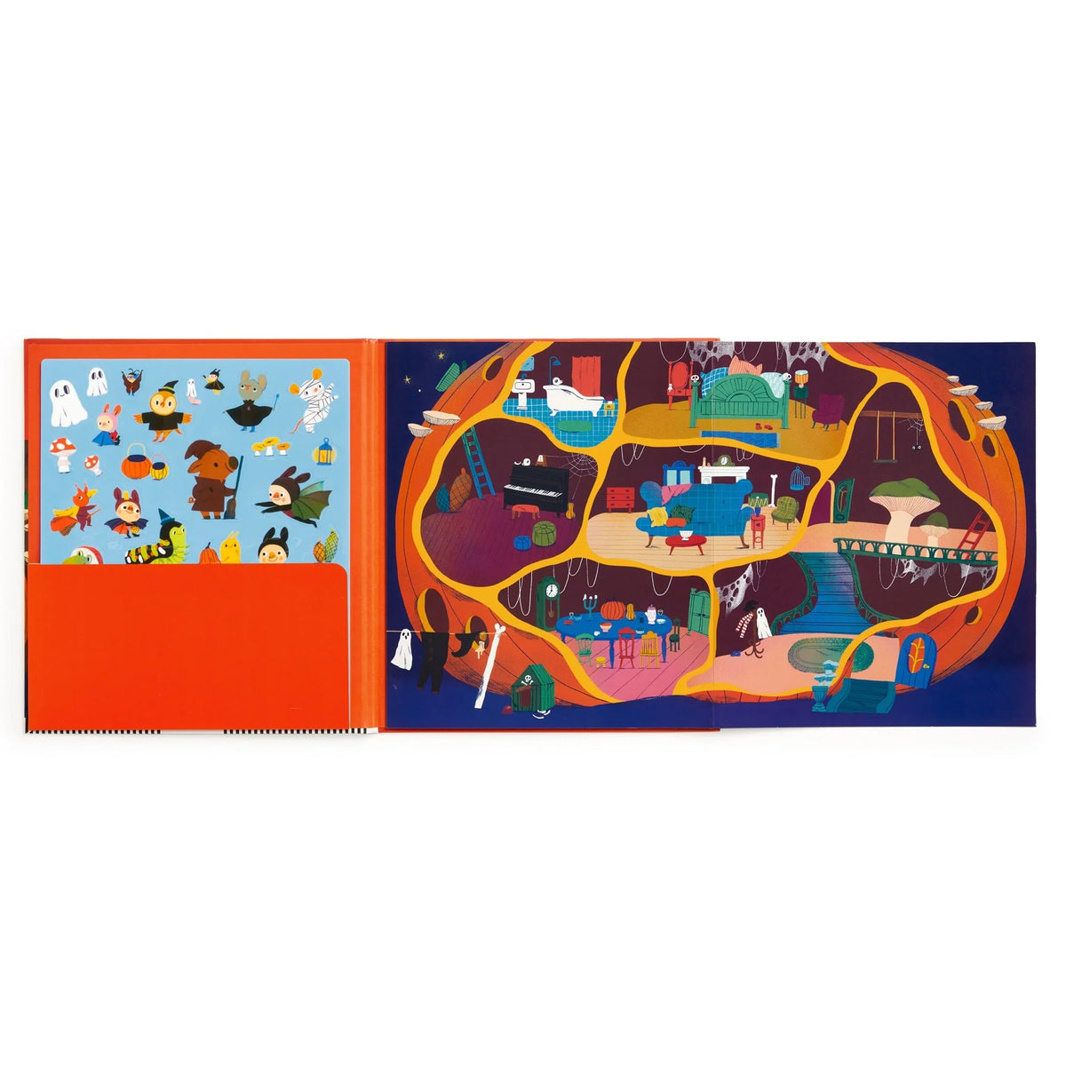 Pumpkin Village Sticker Play Activity Book