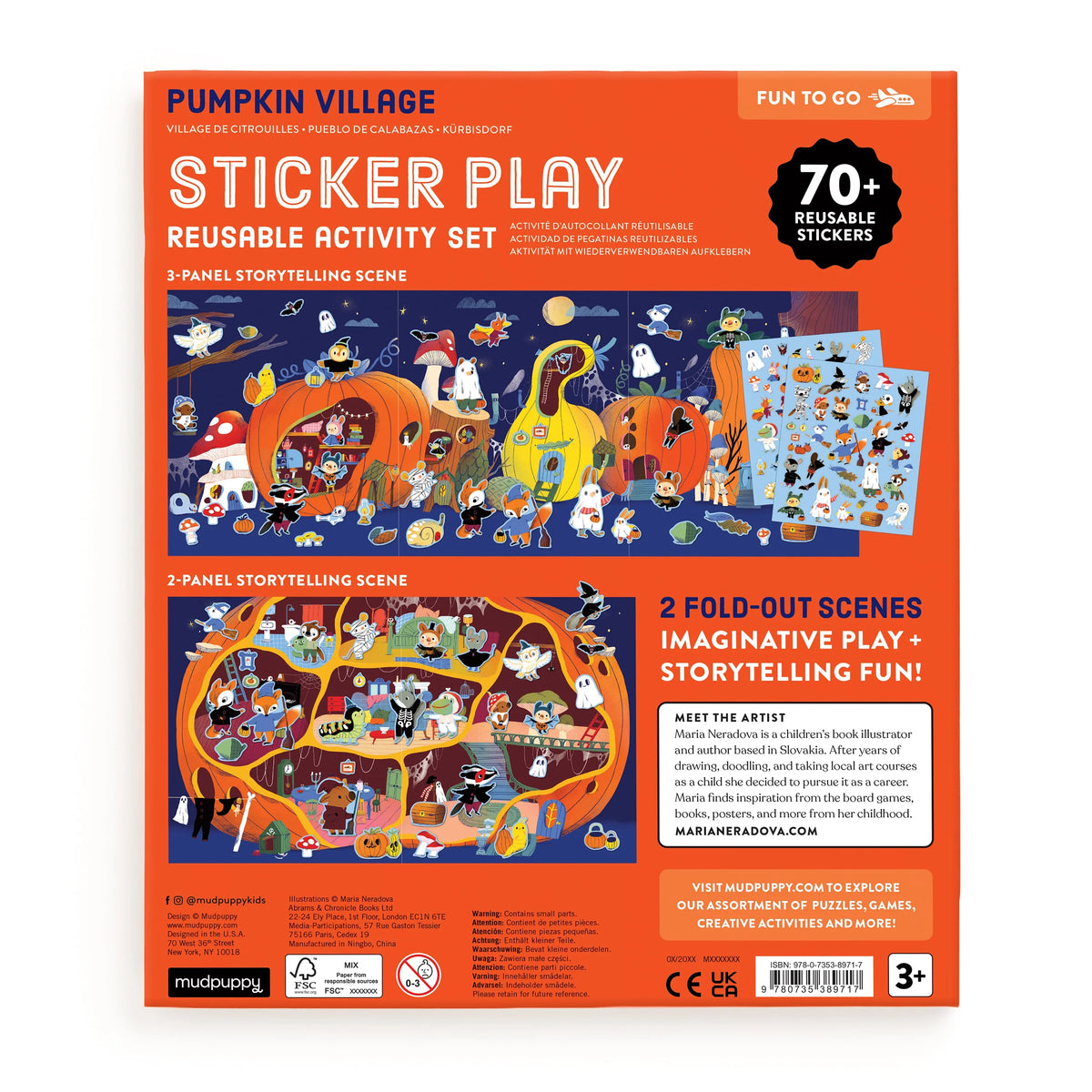 Pumpkin Village Sticker Play Activity Book