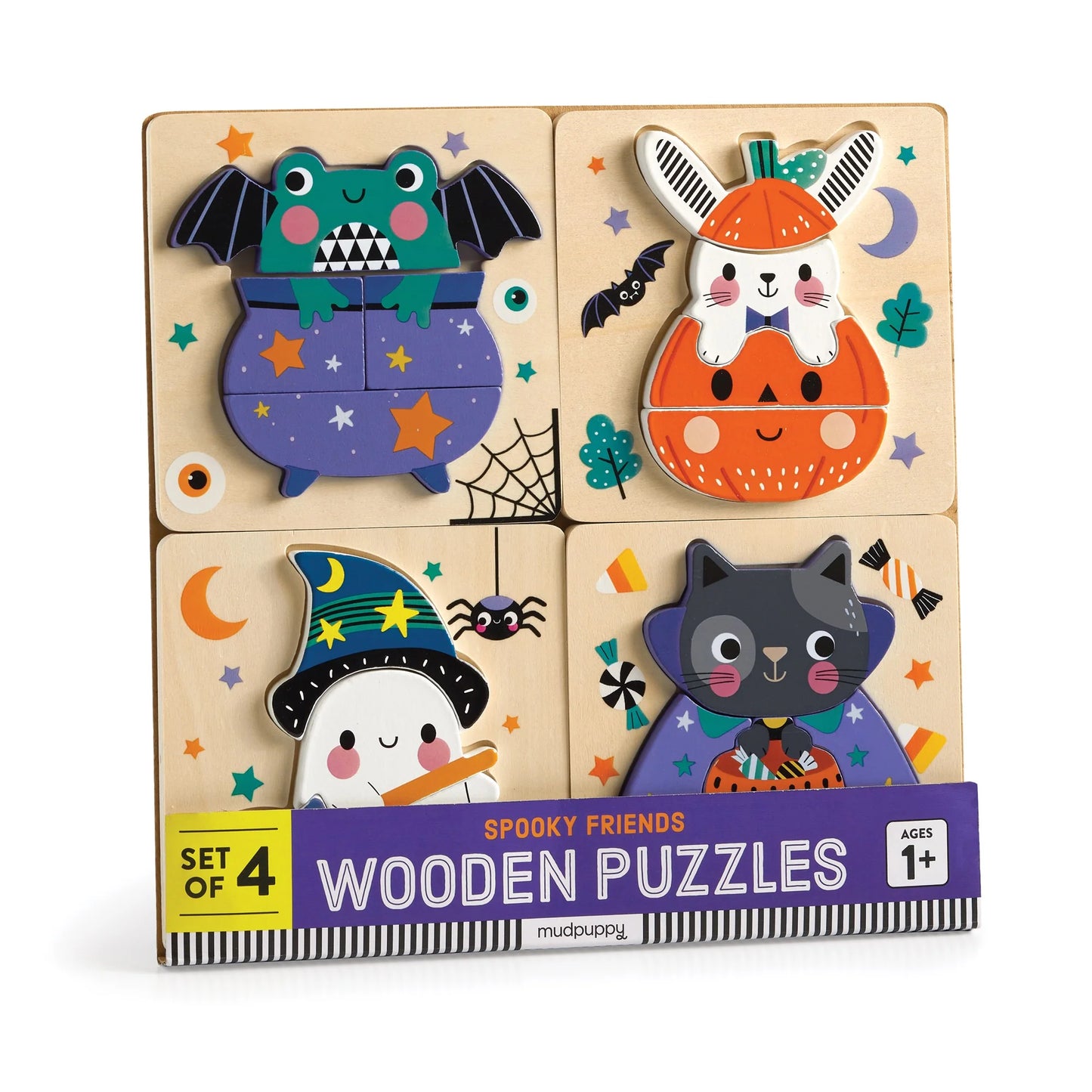 Spooky Friends Wooden Puzzles