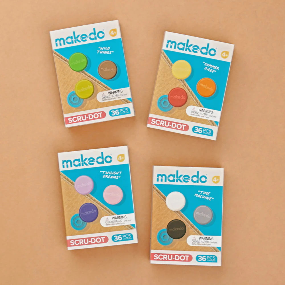 Makedo Scru-Dot Cardboard Building Accessories