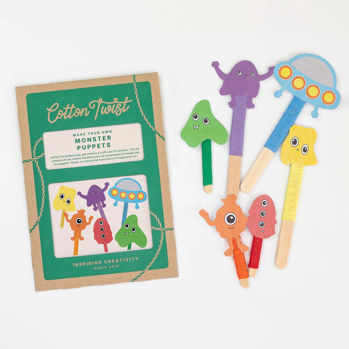 Make Your Own Space Monster Puppets