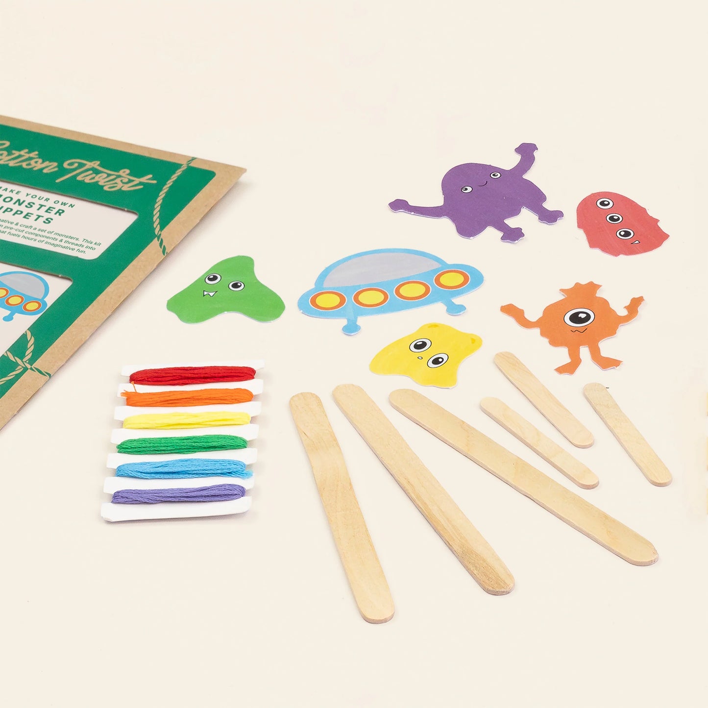 Make Your Own Space Monster Puppets