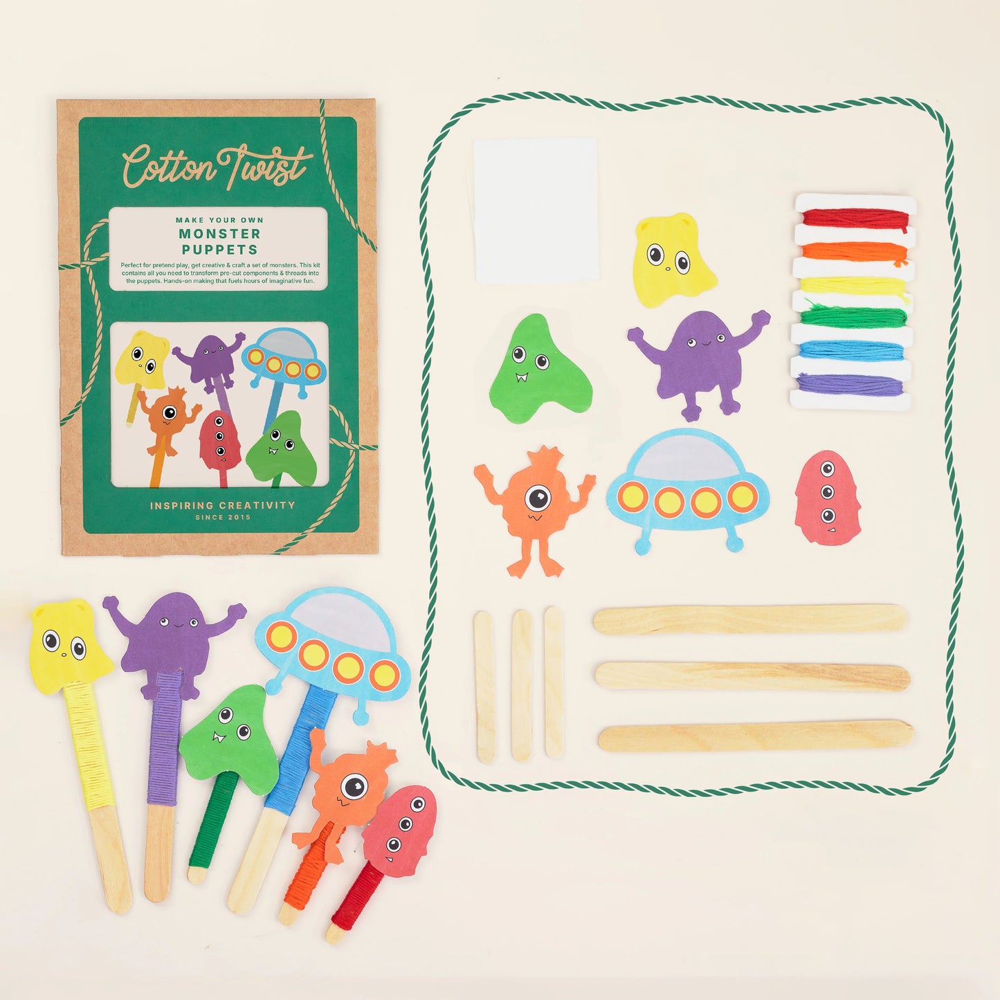 Make Your Own Space Monster Puppets