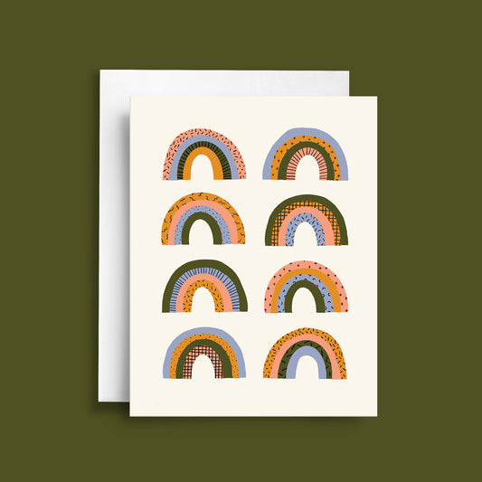 Rainbows Blank Card