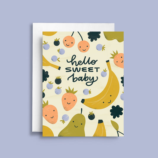 Sweet Baby Fruit Card
