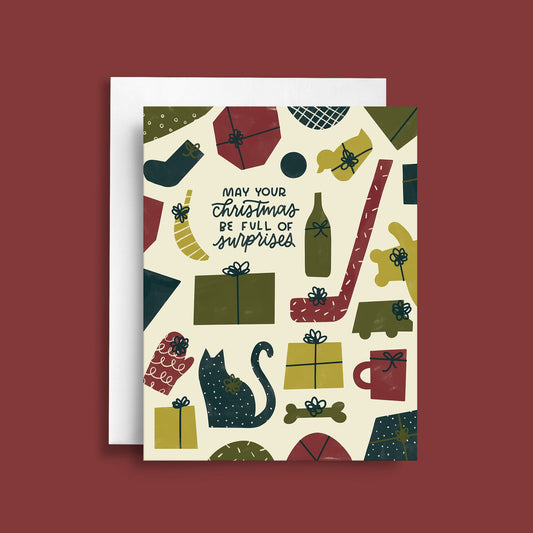 Surprise Gift Holiday Card