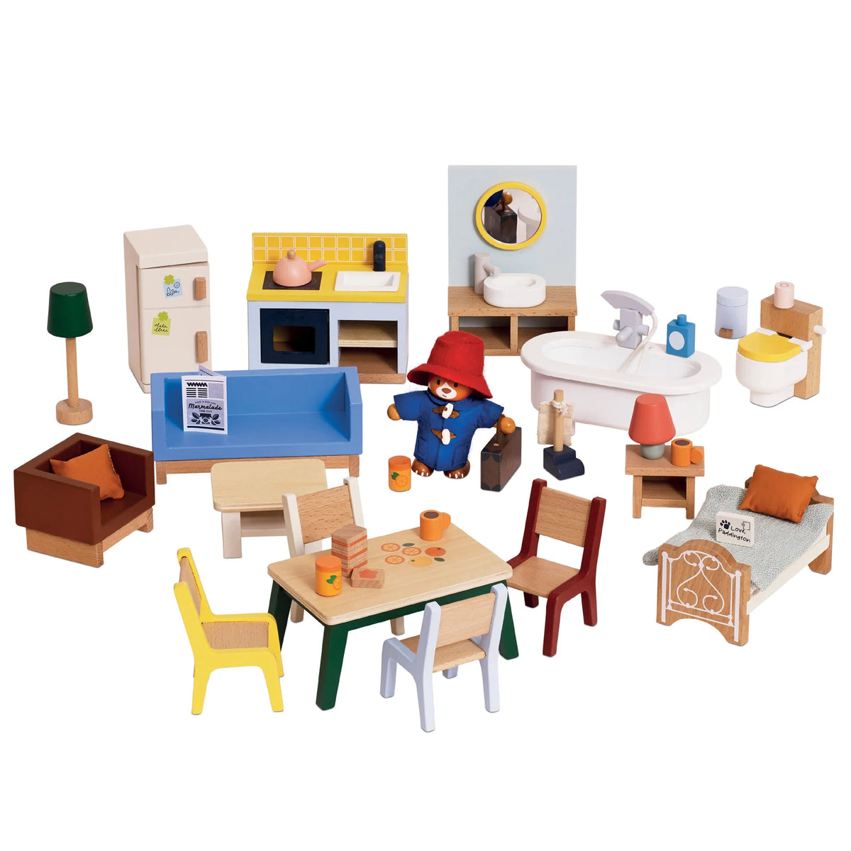 Wooden Doll House Furniture - Paddington