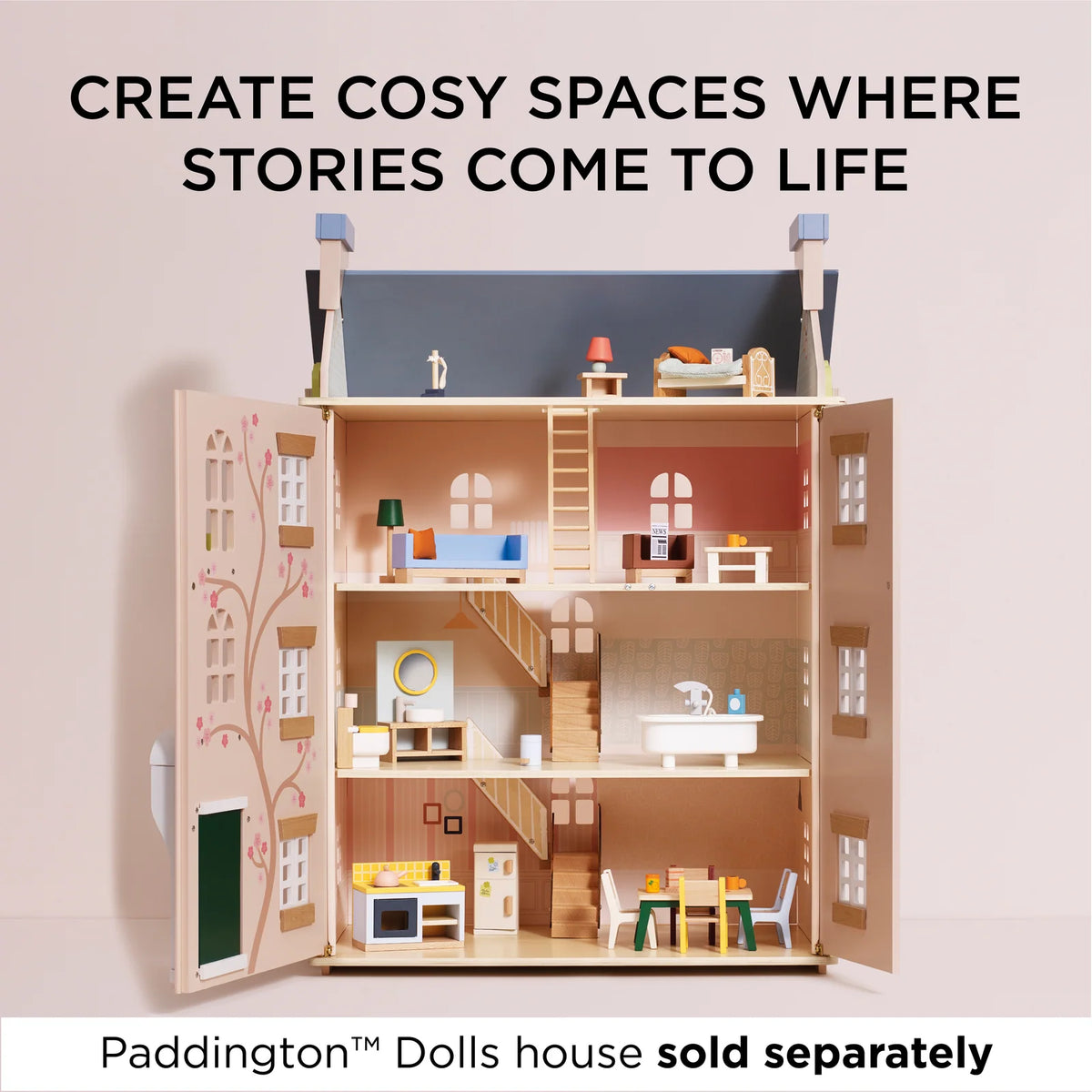 Wooden Doll House Furniture - Paddington