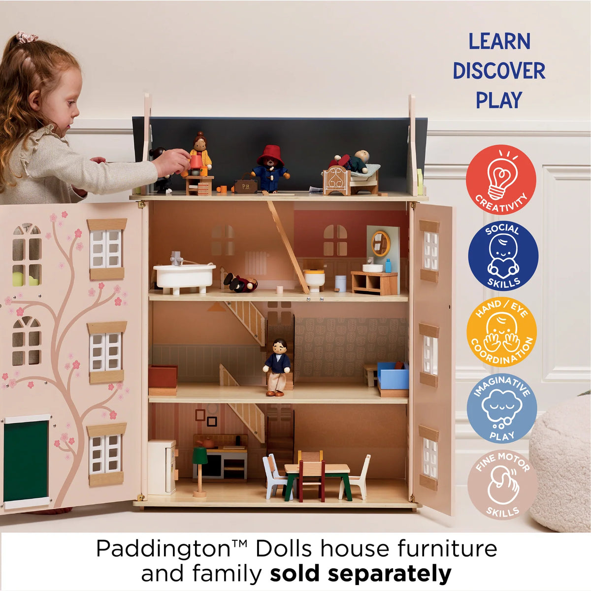Wooden Doll House Furniture - Paddington