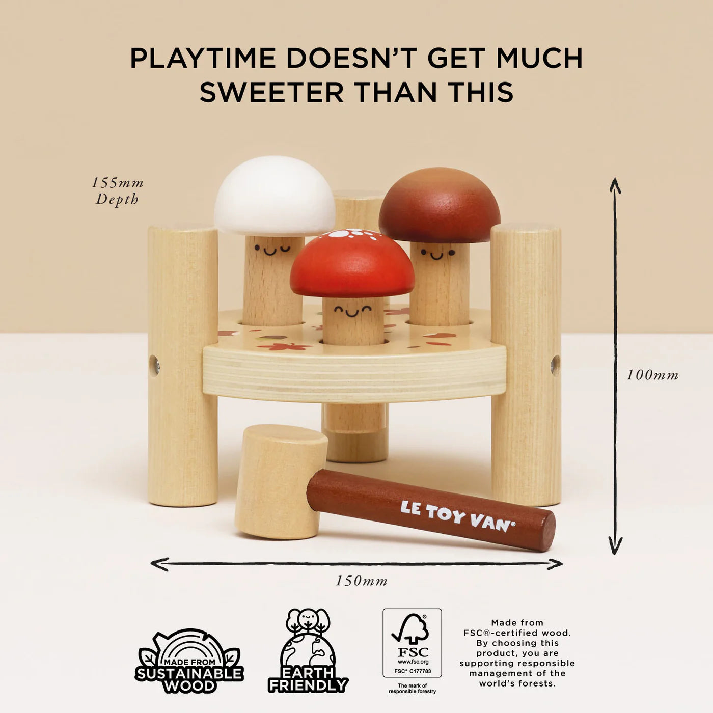 Woodland Mushroom Hammer Game