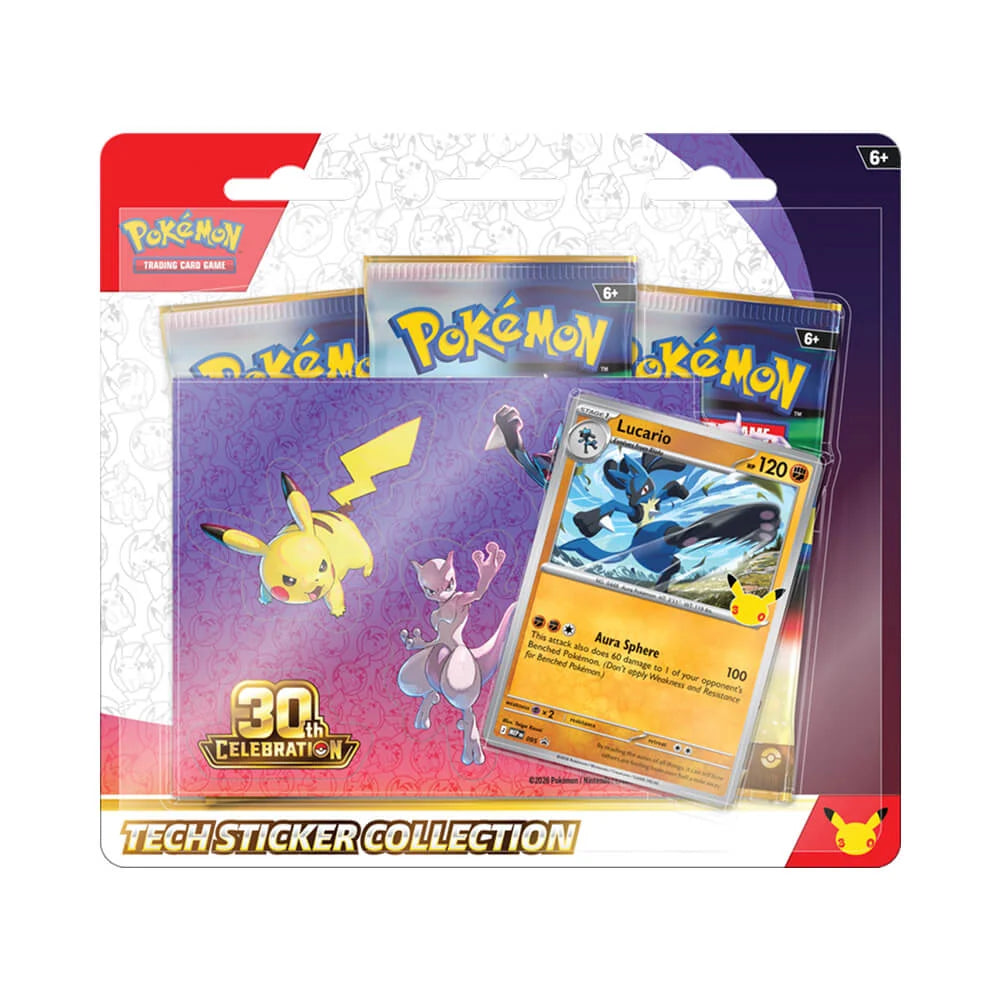 Pokémon TCG: 30th Celebration - Tech Sticker Collection