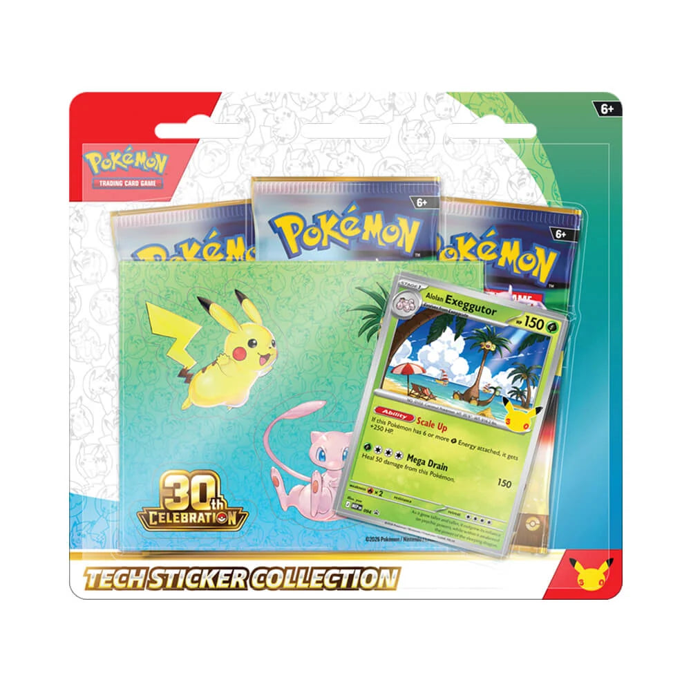Pokémon TCG: 30th Celebration - Tech Sticker Collection