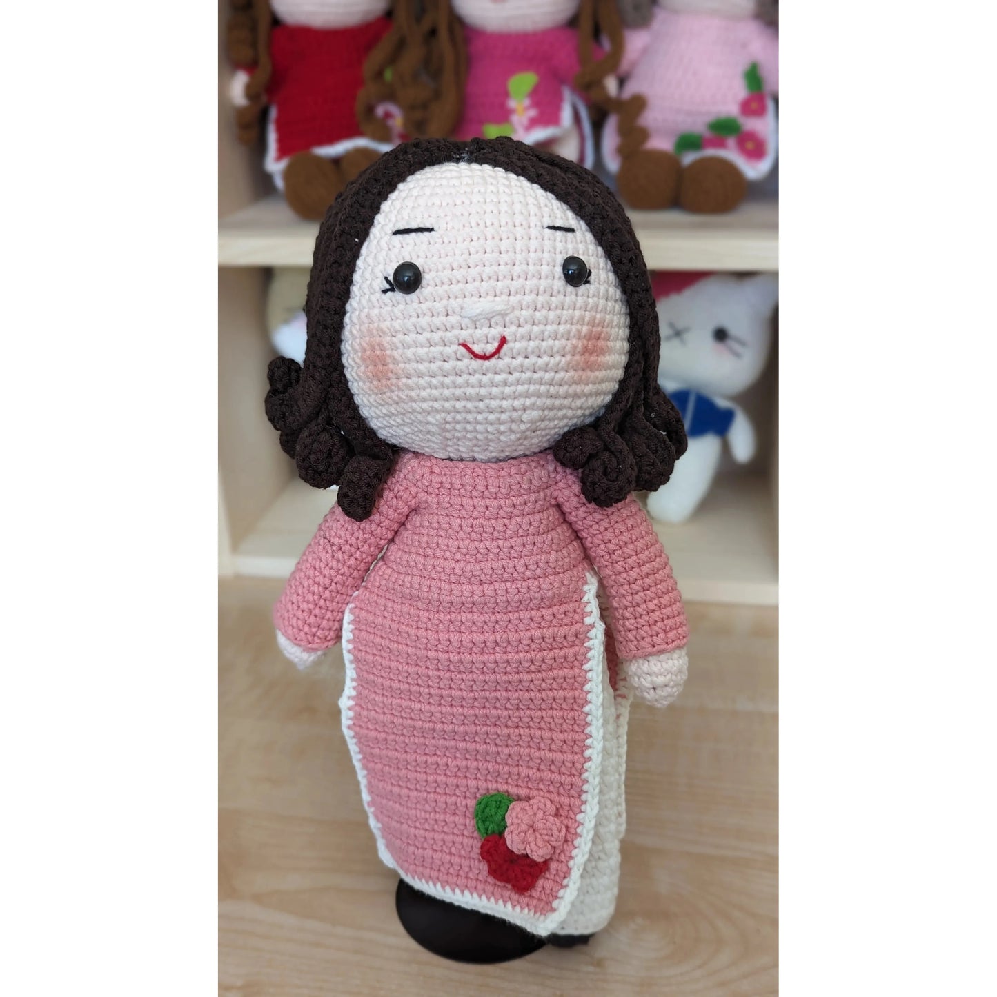 Amigurumi Handmade Vietnamese Girl Doll