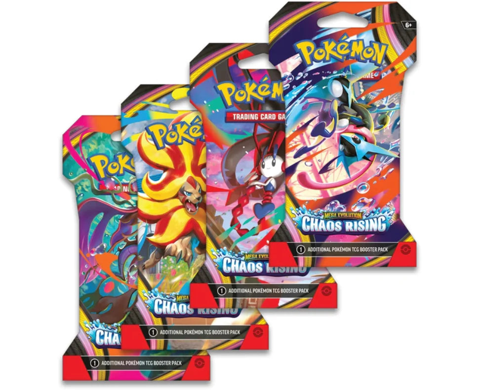 Pokémon TCG: Mega Evolution Chaos Rising Sleeved Booster
