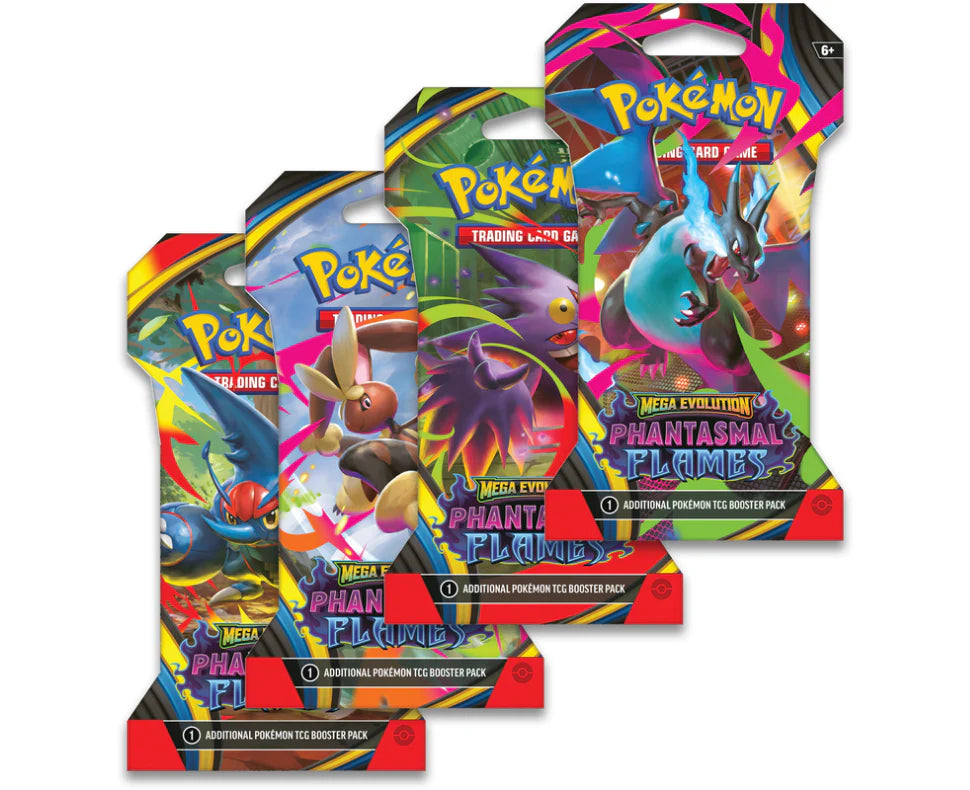 Pokémon Trading Card Game: Phantasmal Flames Sleeved Booster Pack