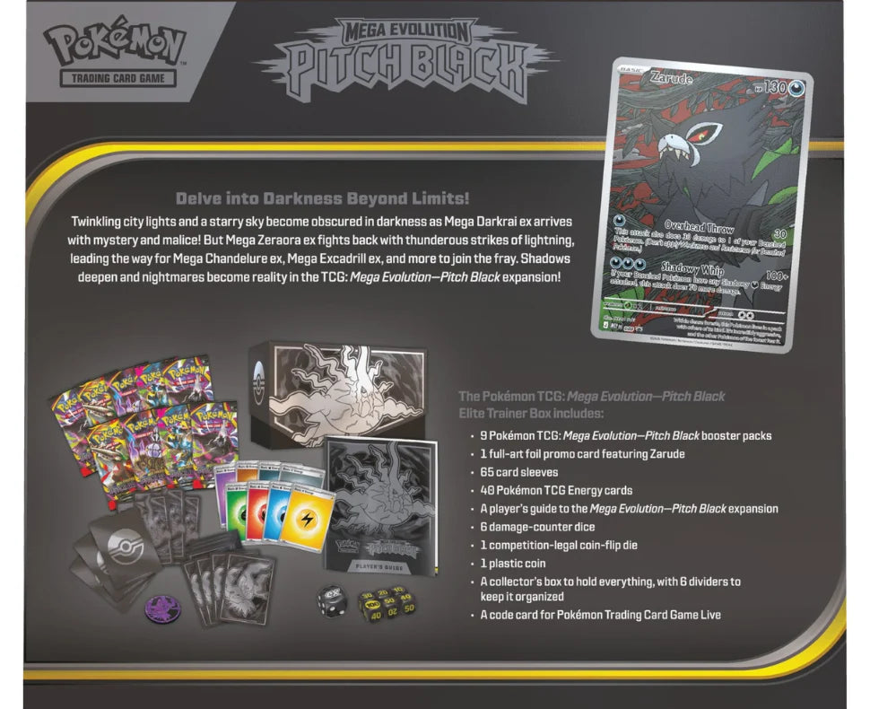 Pokémon TCG: Mega Evolution Pitch Black Elite Trainer Box