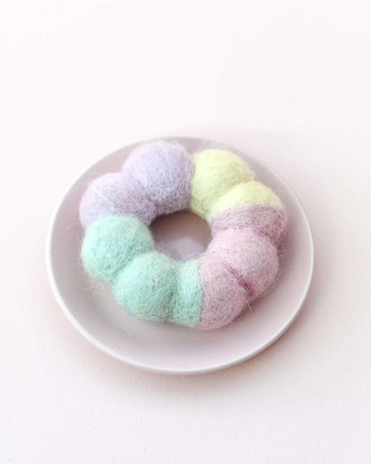 Felt Baked Goods - Pastel Glazed Mochi Donut